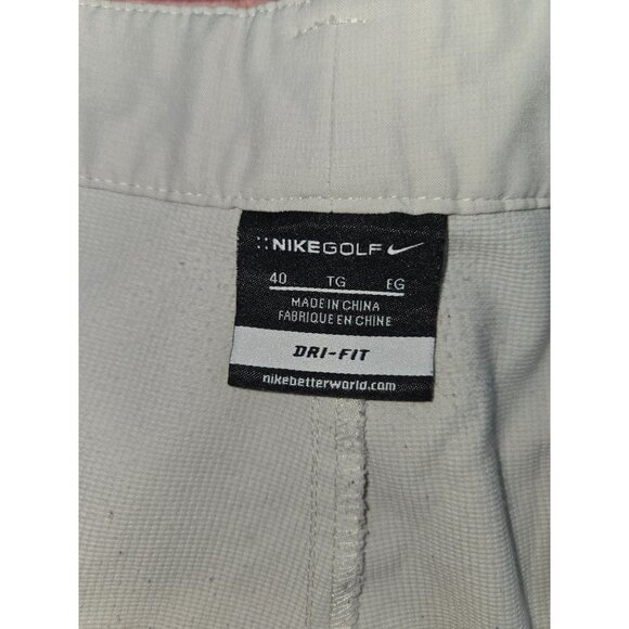 Nike Golf Mens Dri-Fit Cargo Shorts Size 40 Beige - Picture 3 of 7